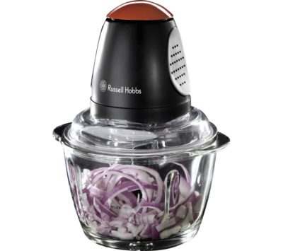 RUSSELL HOBBS Desire Mini Chopper - Black & Red